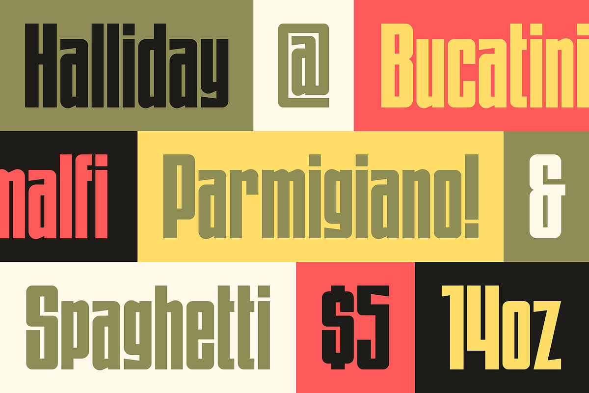 HALLIDAY Font, a Sans Serif Font by ILITY© Fonts (Photo 1 of 6)
