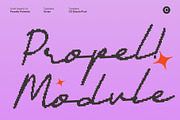 CS Shasta Pixel, a Script Font by Craft Supply Co. (Thumbnail 3 of 8)