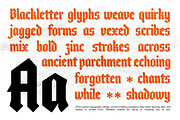 Coldtwine - Bold Gothic Blackletter, a Blackletter Font by Typia Nesia (Thumbnail 7 of 12)