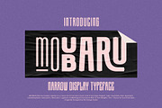 MOUBARU Typeface, a Sans Serif Font by alit design (Thumbnail 1 of 17)