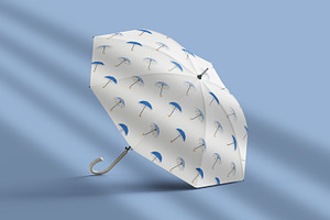 Umbrellas From Rain Seamless Pattern