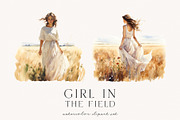 Girl In The Field, a Person Illustration by PeDe Designs (Thumbnail 4 of 6)