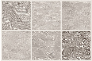 Etching lines seamless patterns, a Graphic by LadadikArt