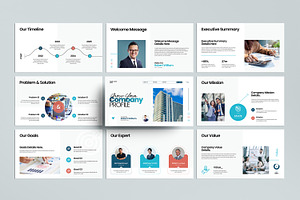 Company Profile Presentation Design, a Presentation Template by MightyDesign