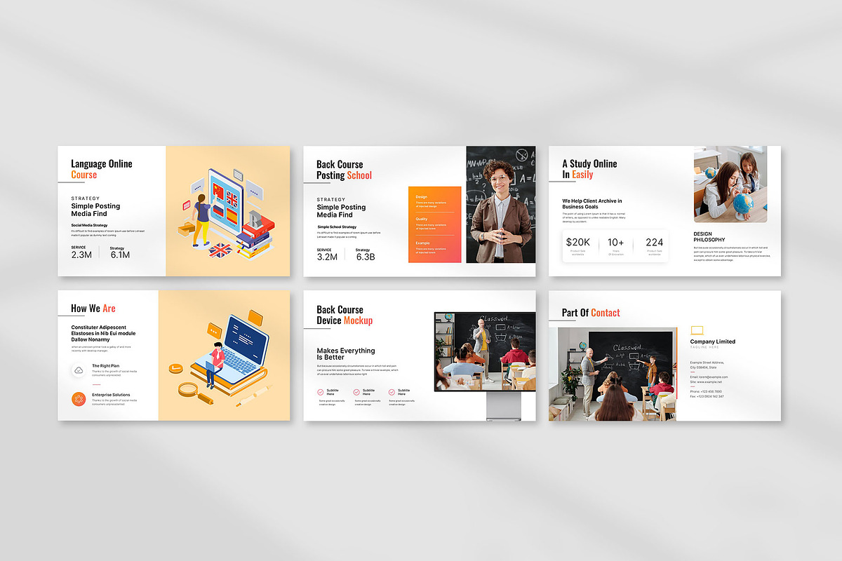 Education Presentation Template, a Presentation Template by KreateTribe (Photo 6 of 6)