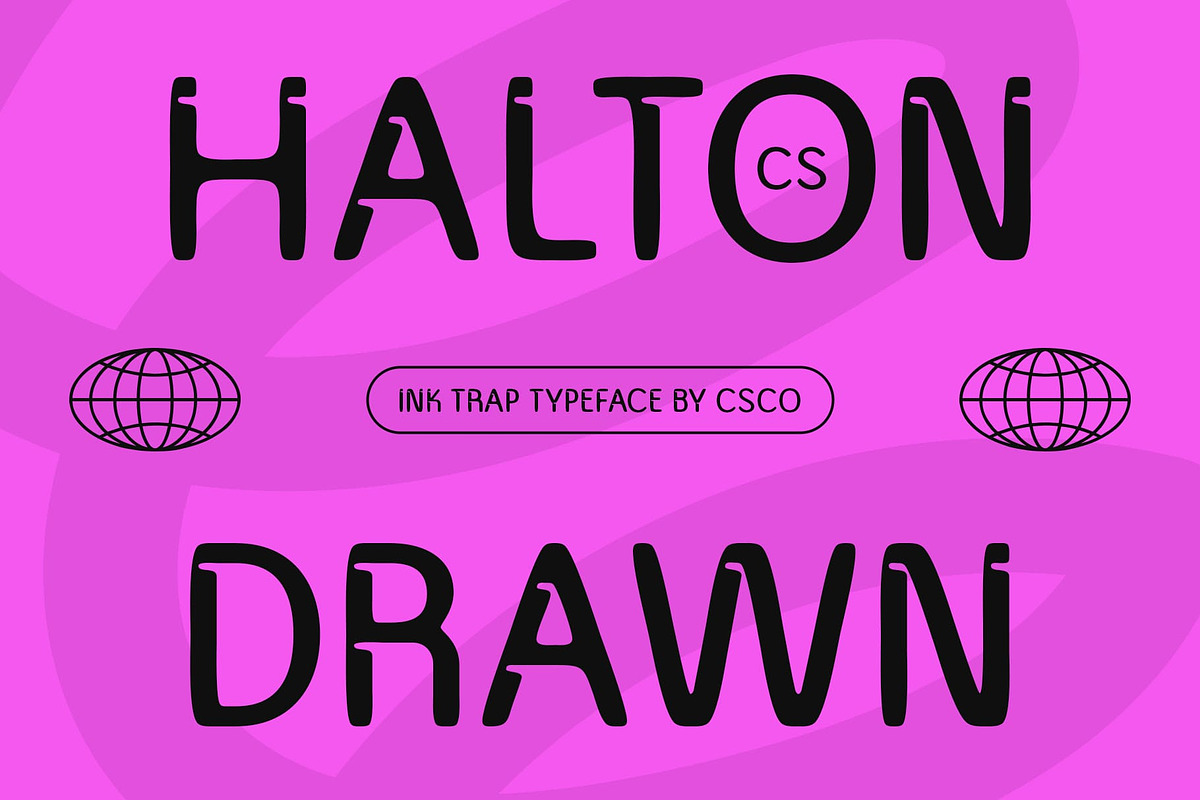 CS Halton Drawn, a Sans Serif Font by Craft Supply Co. (Photo 1 of 8)