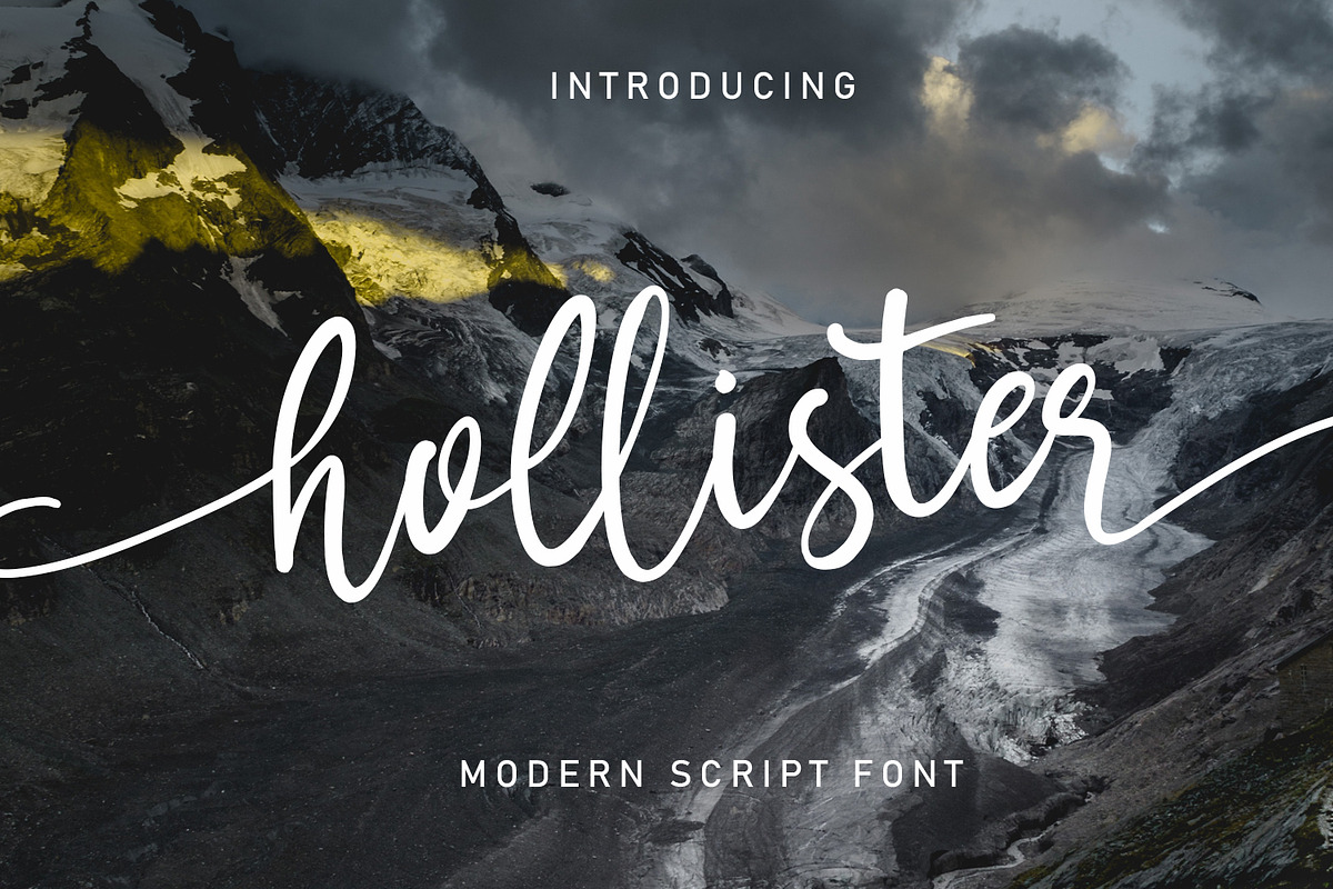 Hollister - Modern Script Font