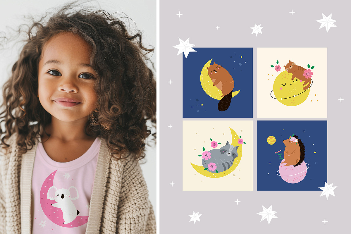 Bedtime Stories Designs & Patterns, an Animal Illustration by danceyourlife (Photo 2 of 8)