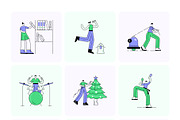 People & Places Illustration Bundle, a Person Illustration by Creative Stall (Thumbnail 8 of 22)