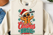 Merry Christmas Gingerbread PNG, a Seasonal Illustration by Canvas Craft (Thumbnail 2 of 6)