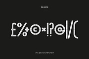 BRICK - A geometric stencil typeface, a Sans Serif Font by Studio Bayley (Thumbnail 5 of 7)