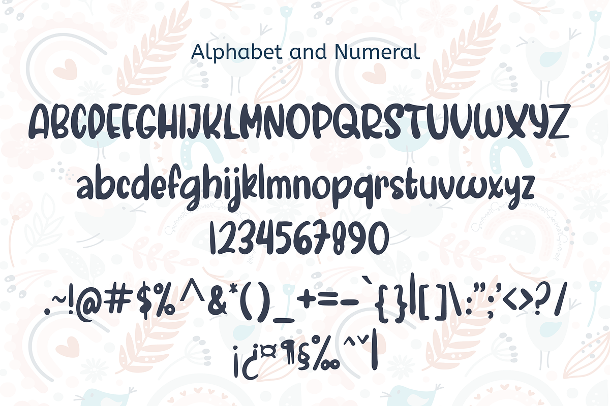 Rainbow Summer Font, a Handwritten Font by Gookkis Studio (Photo 2 of 5)