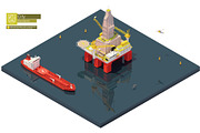 Isometric city map elements, an Object Graphic by tele52 (Thumbnail 52 of 72)