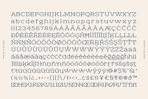 Theoris Slab Serif Font