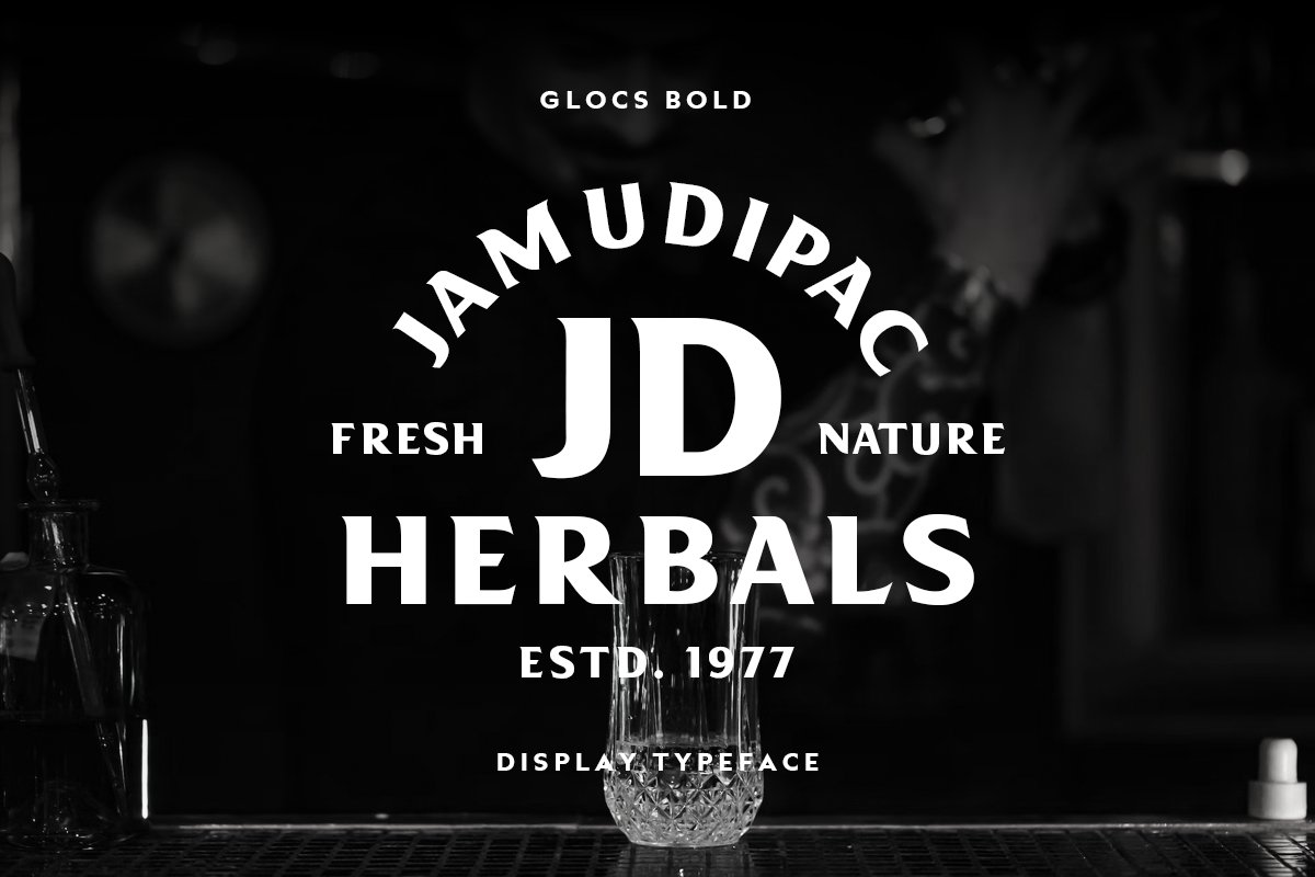 Vintage Font - Glocs, a Sans Serif Font by Yukita Creative (Photo 17 of 17)