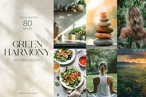 Green Harmony Stock Photo Bundle, a Nature Photo by Elena Dorosh