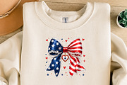 Patriotic Lace Bow PNG Design, a Seasonal Illustration by DreamArtGraphic (Thumbnail 2 of 5)