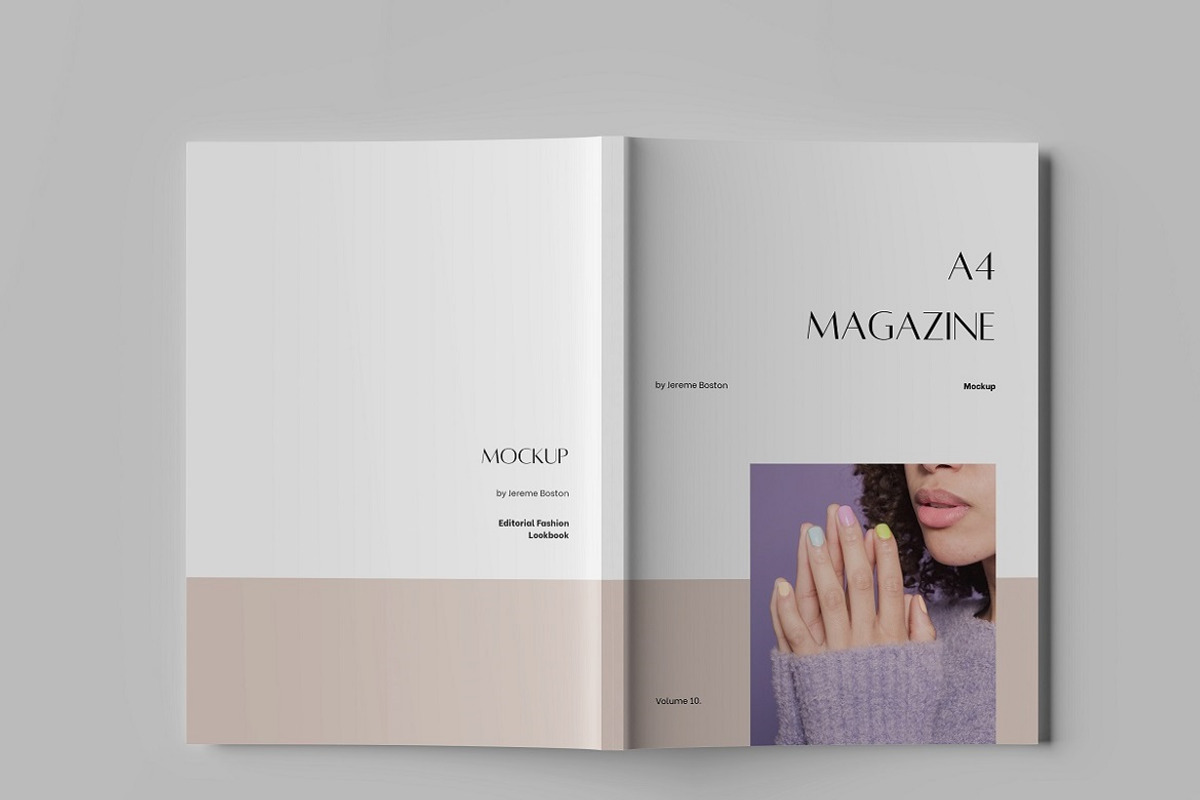 A4 Magazine Mockup, a Books & Magazine Mockup by Tokobeta