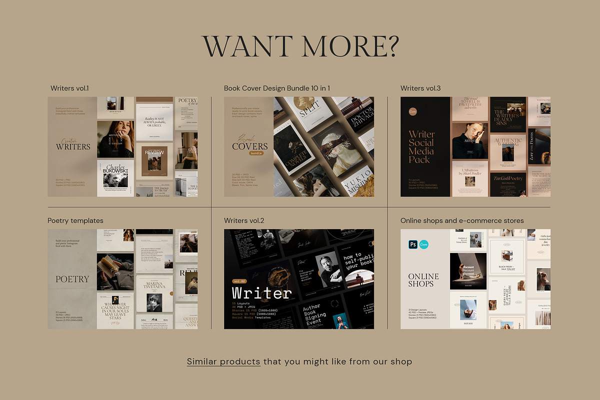 Writers Social Media Pack + Stories, a Social Media Template by September 5th (Photo 22 of 22)