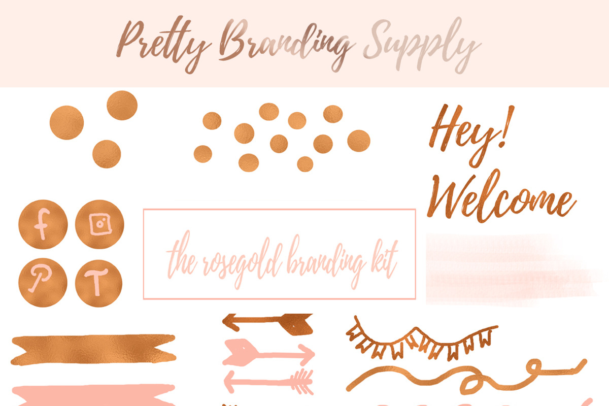 Pretty Premade Branding & Logo Kit, a Branding & Logo Template by Laras Wonderland (Photo 3 of 9)