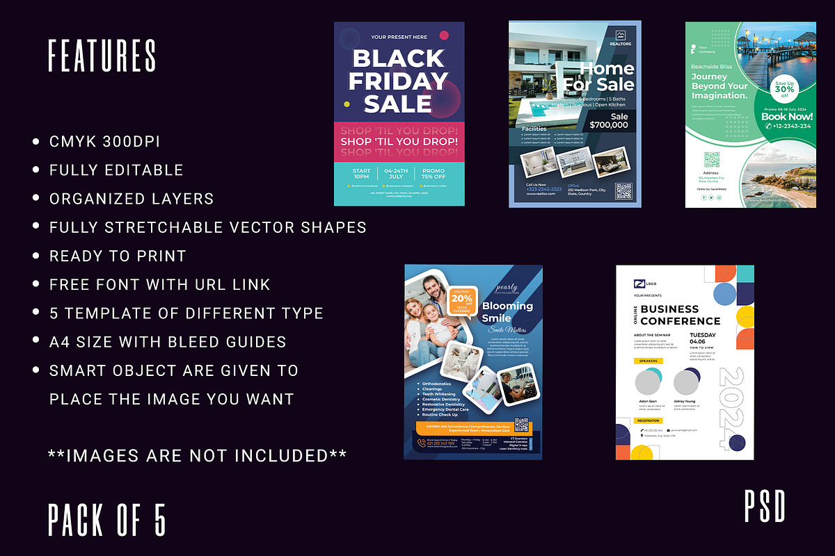 Top Business Flyer Pack of 5, a Flyer Template by kamalrawat_gd (Photo 7 of 7)
