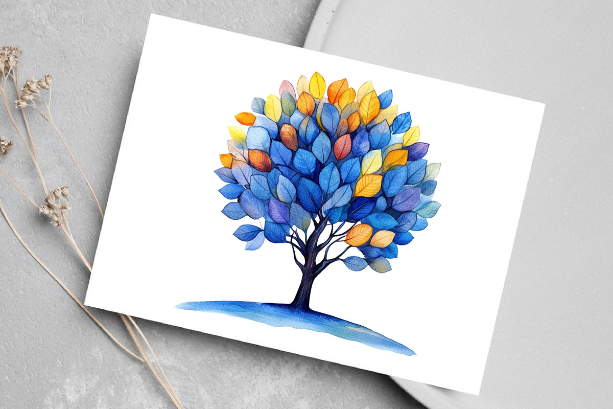 Cute Doodle Christmas Tree Clipart, an Illustration by Canvas Craft (Photo 4 of 7)