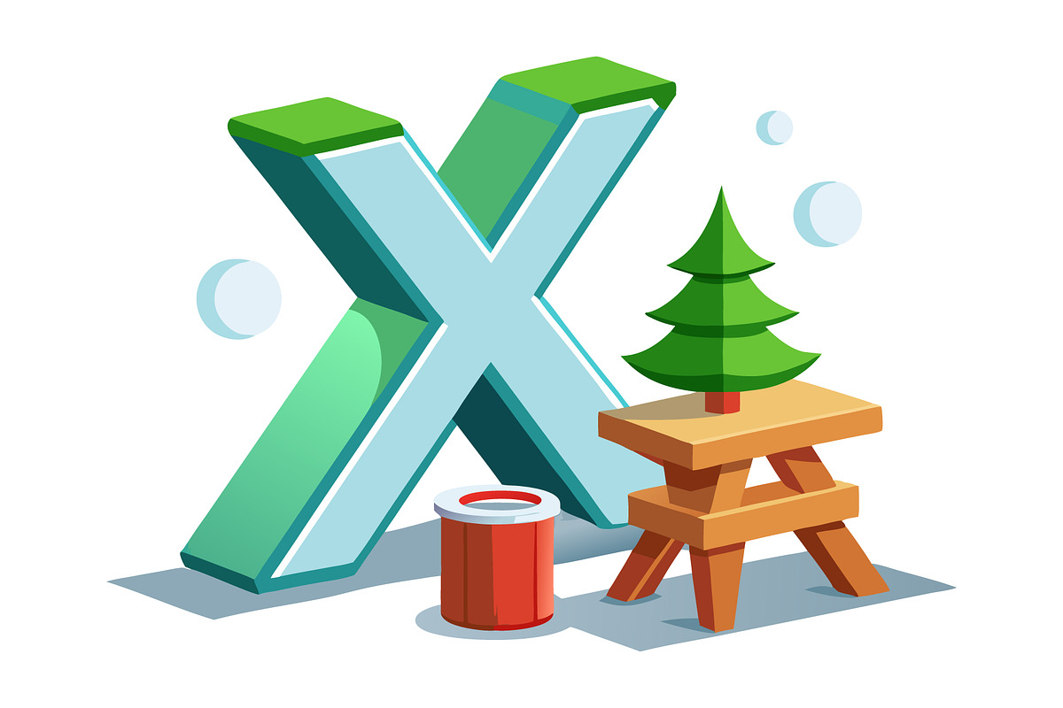 A-Z 3D Alphabet with Cute Character, a Graphic by Creative_View (Photo 12 of 28)