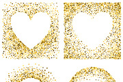 Golden hearts collection, a Pattern Graphic by ekmelica (Thumbnail 7 of 12)