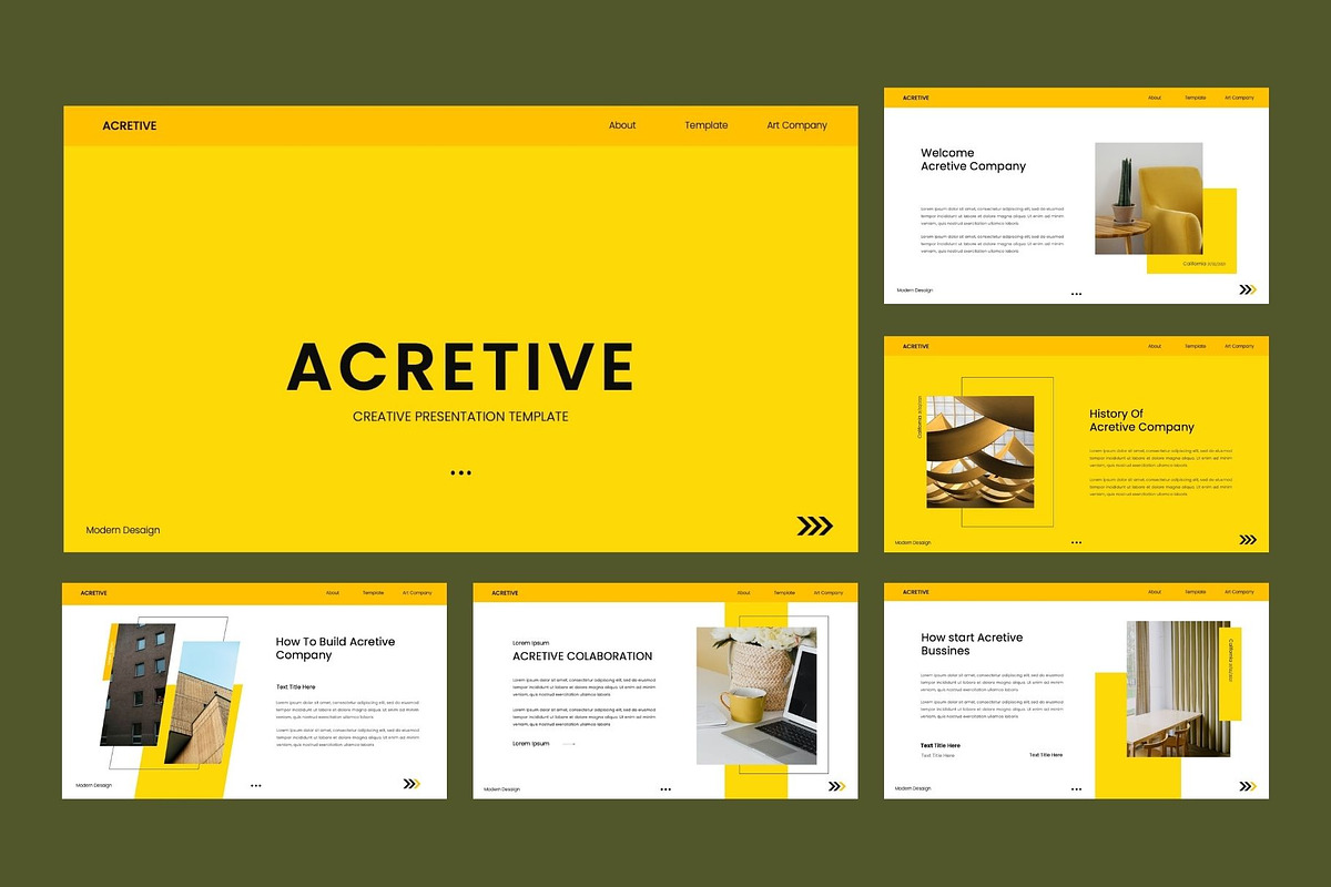 ACRETIVE Business Keynote Template, a Presentation Template by Rizki Herdian (Photo 2 of 5)
