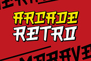 Merave Brush Display Font, a Font by IHDSTD (Thumbnail 6 of 8)