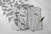 12 Monochrome floral pattern, a Pattern Graphic by ananastya (Thumbnail 3 of 8)