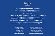 Lucky Me 90s Display Font, a Handwritten Font by LTNG STUDIO (Thumbnail 4 of 9)