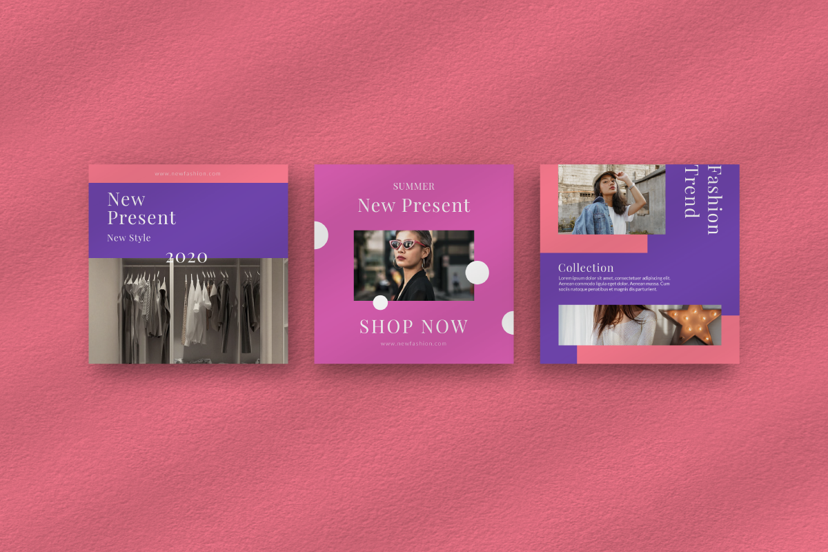 Pastel Instagram Template, a Social Media Template by Inkofert (Photo 3 of 11)