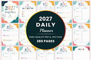 2027 Daily Planner, a Stationery Template by Shumaya (Thumbnail 1 of 4)