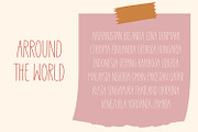Apple Cream A Tall Handwritten font, a Handwritten Font by RantautypeStudio (Thumbnail 9 of 11)