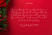 Beneath the Mistletoe, a Script Font by Kristy Hatswell (Thumbnail 7 of 11)
