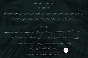 Dellany Signature Business Font, a Script Font by KennedyStudio (Thumbnail 8 of 9)