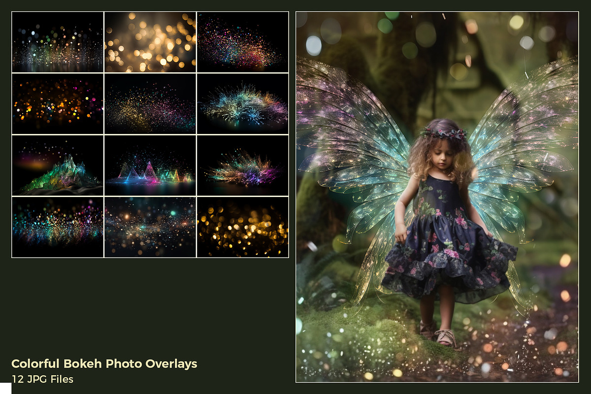 Colorful Fairy Wings, a Texture Graphic by HappyNews (Photo 4 of 10)