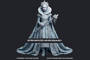 Dark Fantasy Rulers Gothic Clipart 1, a Person Illustration by ThatsDesignArt (Thumbnail 3 of 11)