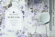 Hortensis, Elegant & Luxury Prints!, a Pattern Graphic by Pink Linen (Thumbnail 1 of 14)