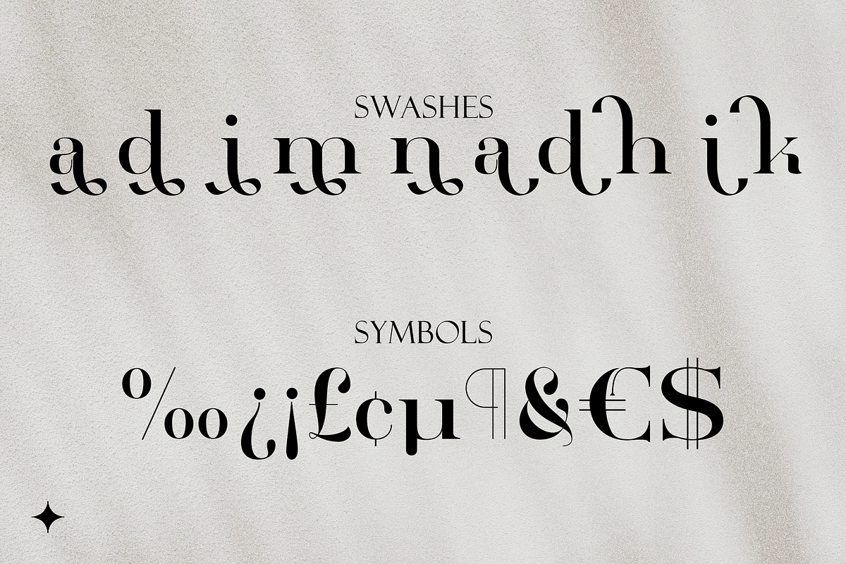 Modern Elegant Font, a Symbol Font by Graphue (Photo 5 of 12)