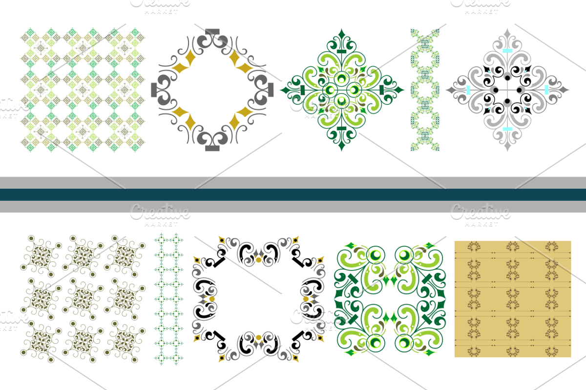 Derriey Vignettes Vector Mixed preview 2