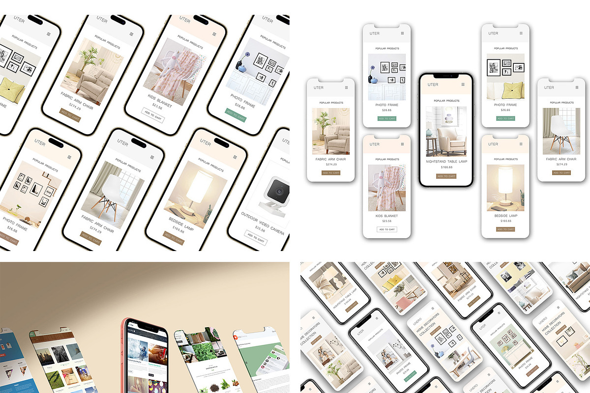 ALL 3D iPHONE MOCK-UP BUNDLE VOL-7, an iPhone Mockup by Graphicsworld125 (Photo 5 of 21)
