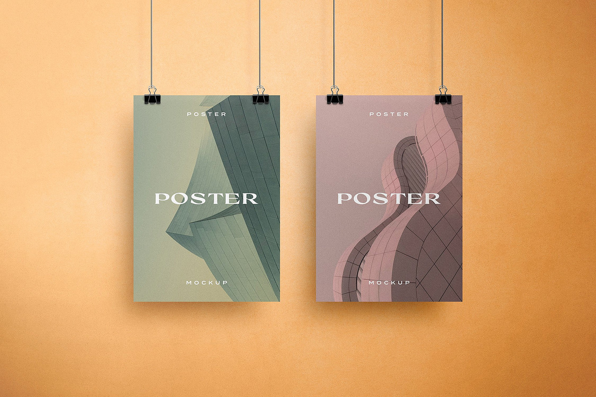 Poster Mockups Bundle, an Advertising Mockup by Design Squad (Photo 14 of 17)