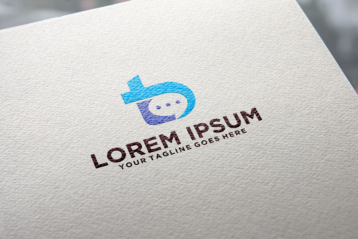 Chat with tb letter logo, a Branding & Logo Template by REDVY CREATIVE