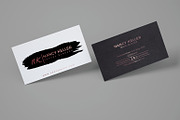 Rose Gold Business Card Template, a Business Card Template by Design Dock (Thumbnail 1 of 3)
