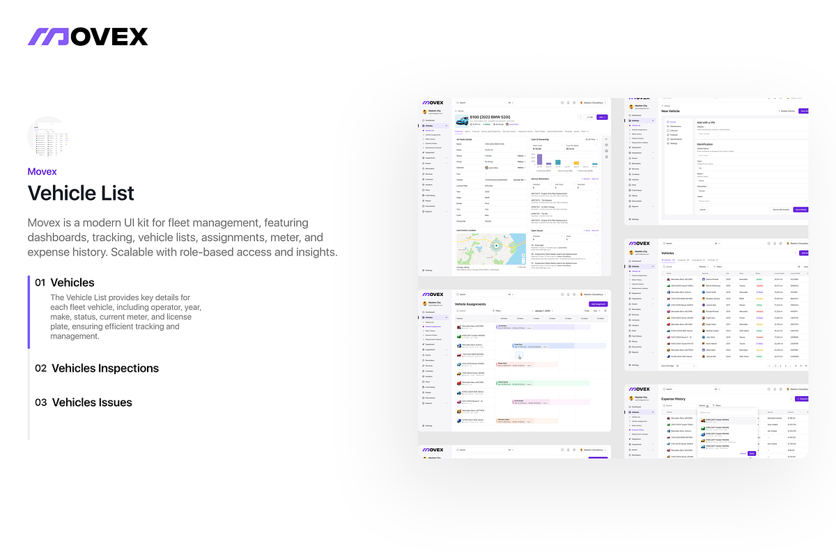 Movex - Fleet Management System preview 8