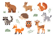 Vector Wild Animal Illustration Set., an Object Graphic by Gomolach (Thumbnail 1 of 10)