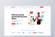 Mega UI Website Template Bundle, a Landing Page Template by DesignsLab (Thumbnail 21 of 22)