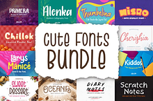 Cute Fonts Bundle